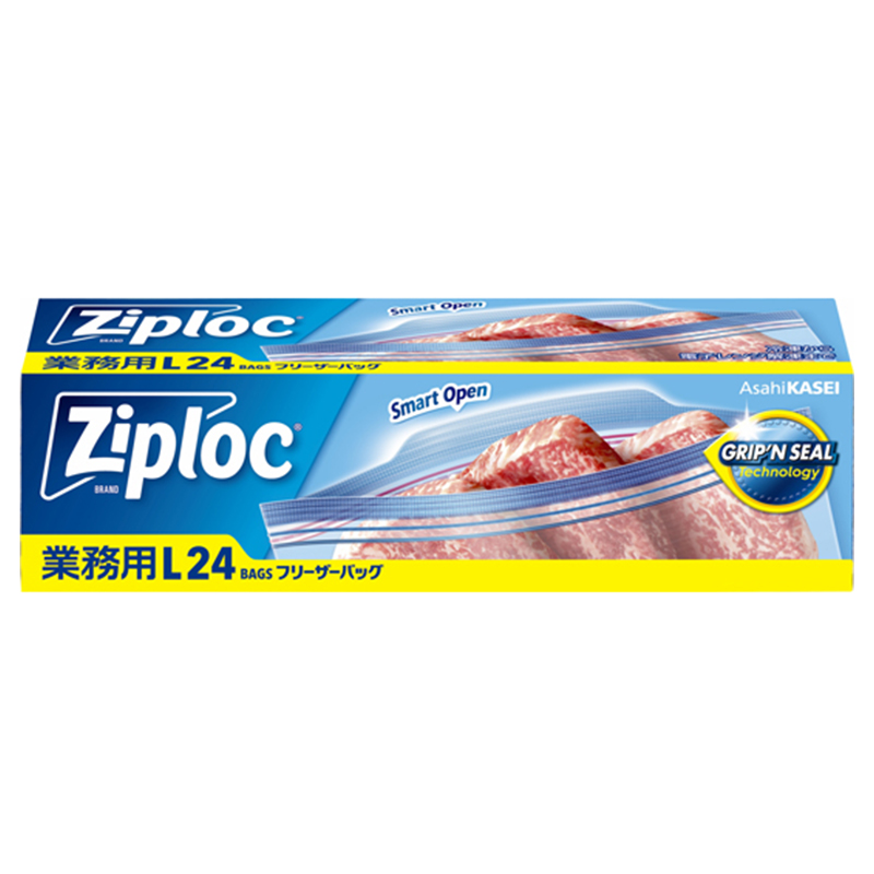 Ziploc フリーザーバック L