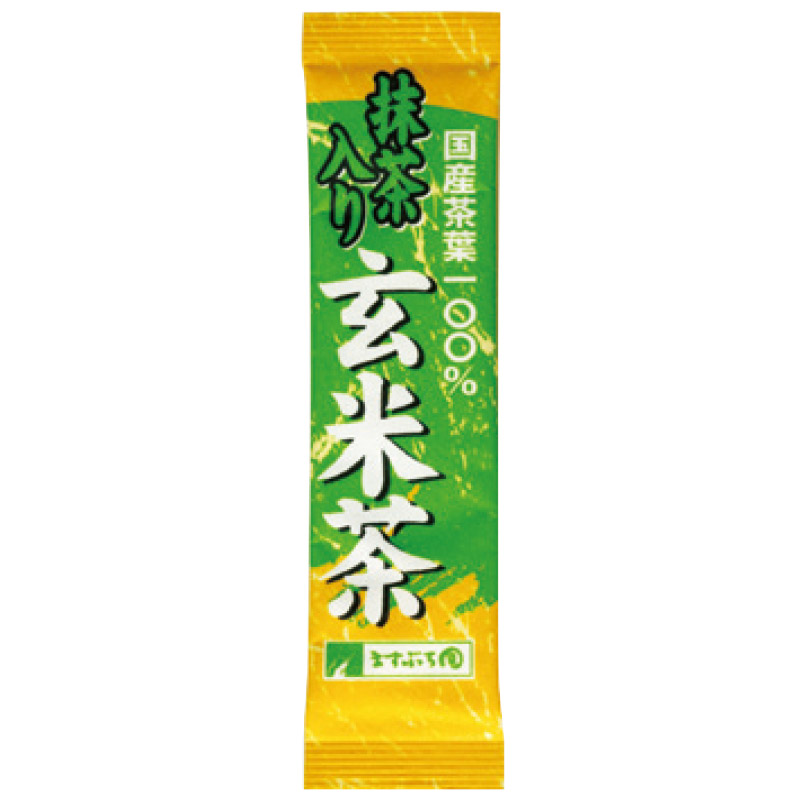 [軽減8%]お茶スティック 玄米茶(抹茶入)